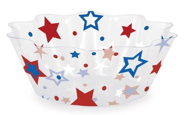 COTXDAG Patriotic Stars Fluted Bowl - 1ct