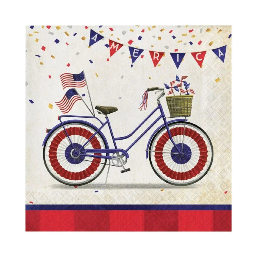 COTXDAG Patriotic Parade Lunch Napkins - 16ct