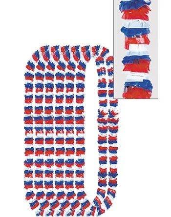 COTXDAG Patriotic Fluffy Leis - 12ct